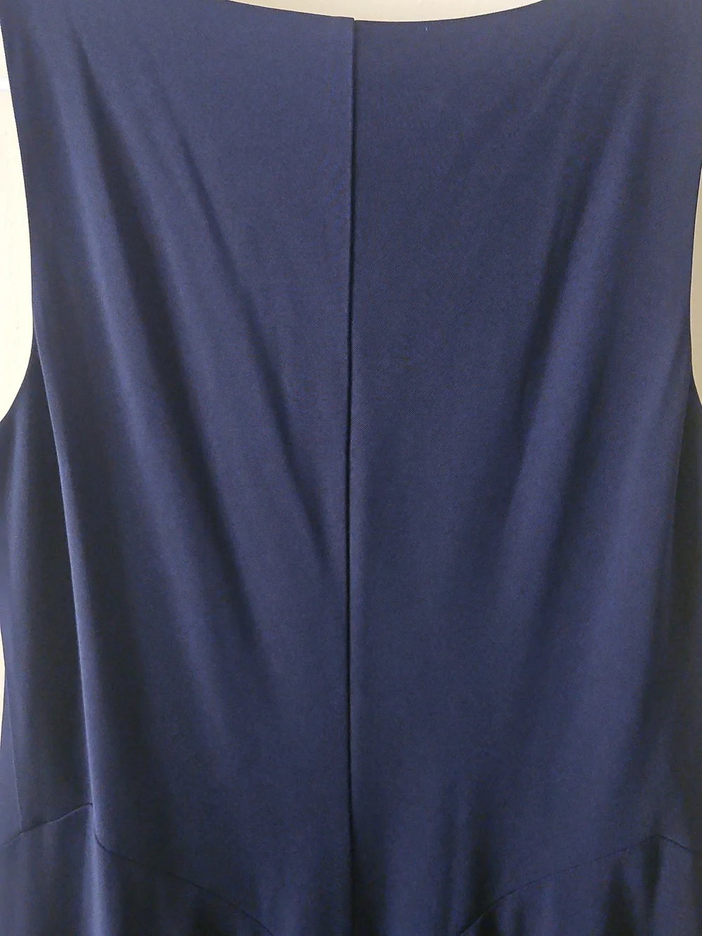 Ralph Lauren Navy Sleeveless Cowl-Neck Midi Dress - Picture 4 of 6
